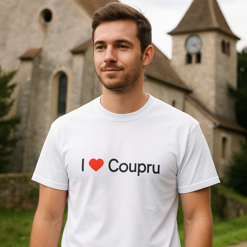 T-shirt I love coupru