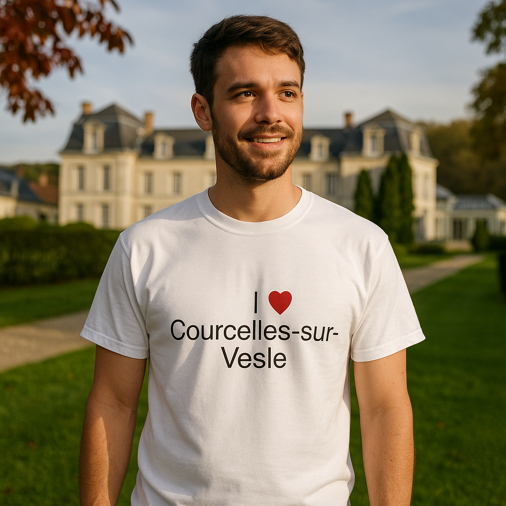 T-shirt I love courcelles-sur-vesle