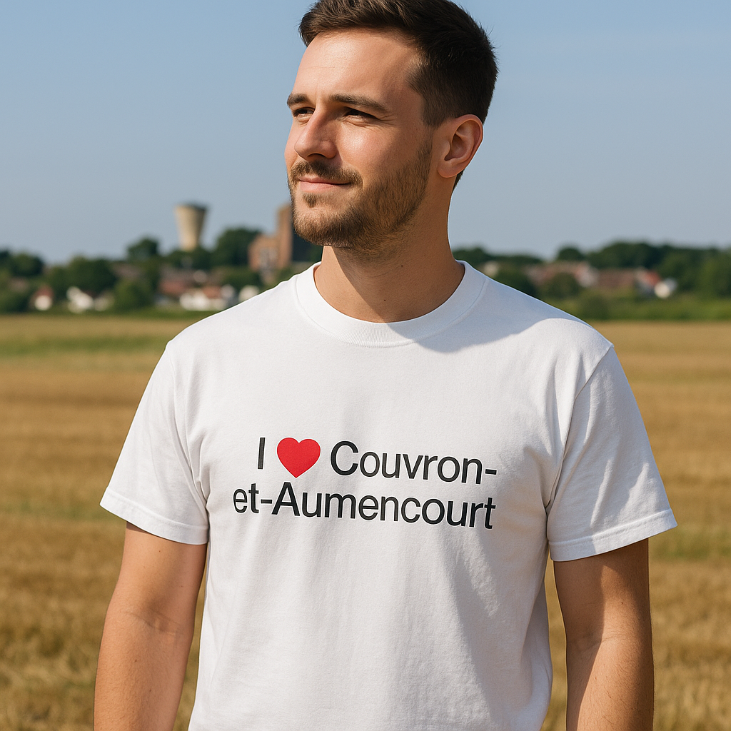 T-shirt I love couvron-et-aumencourt