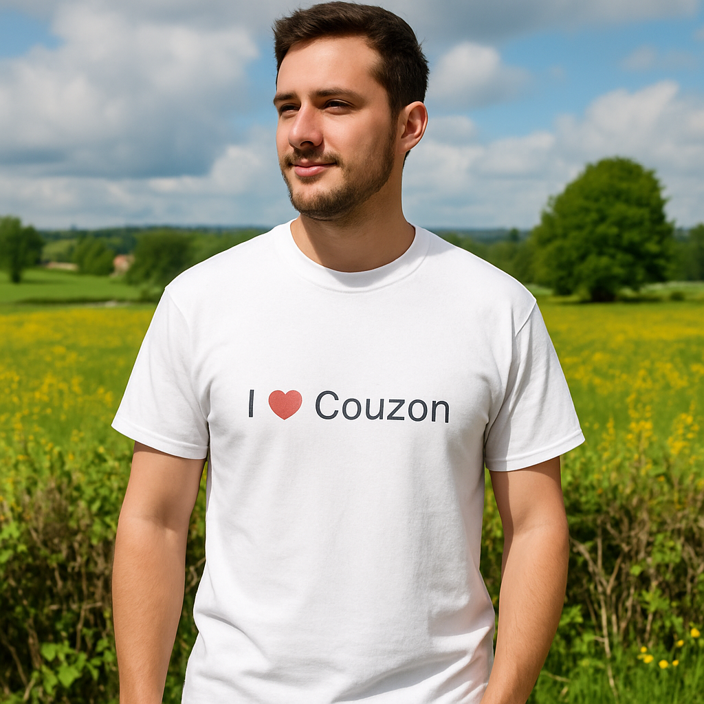 T-shirt I love couzon
