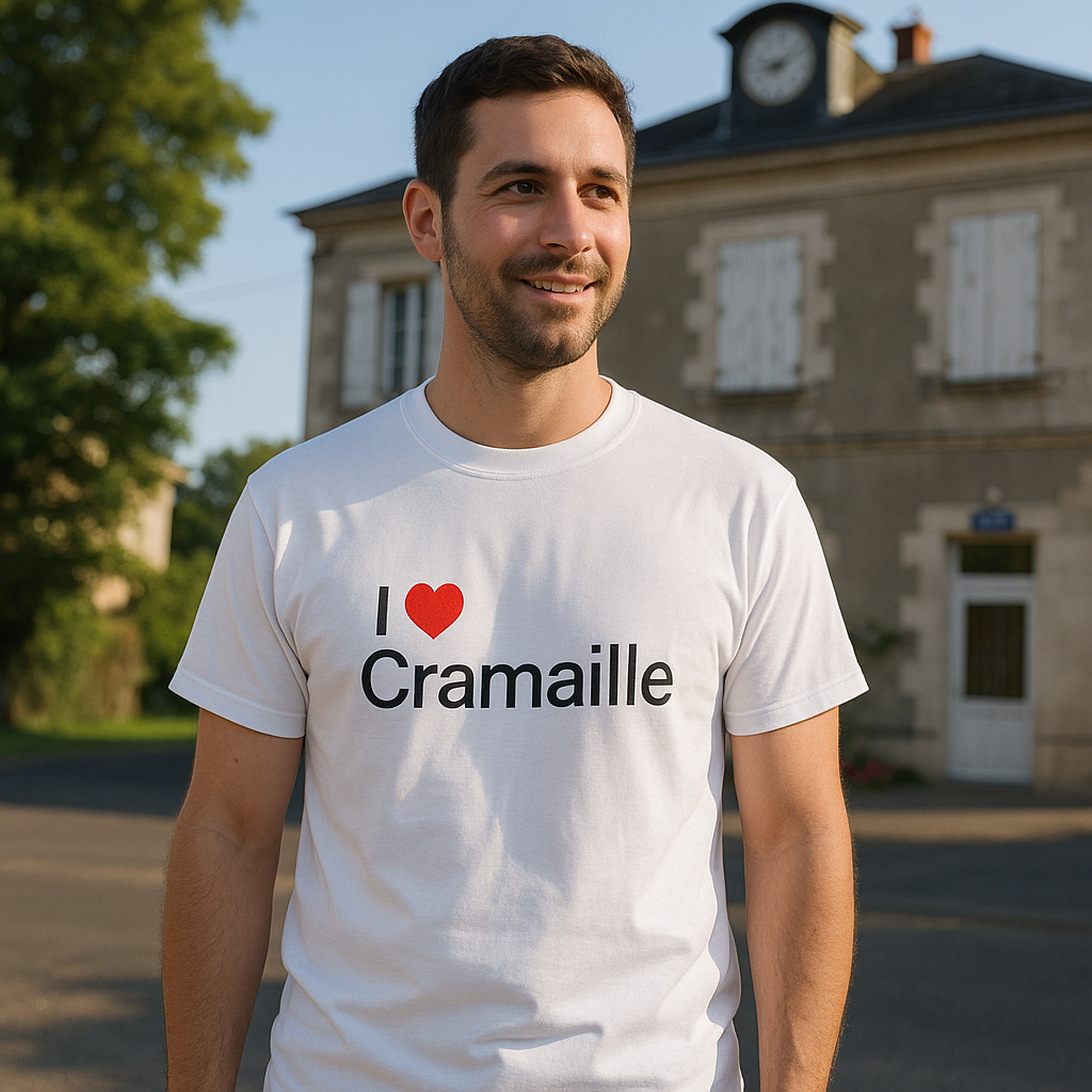 T-shirt I love cramaille