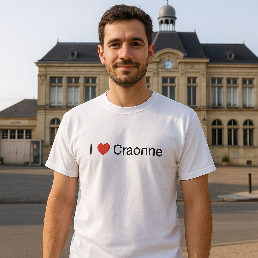 T-shirt I love craonne