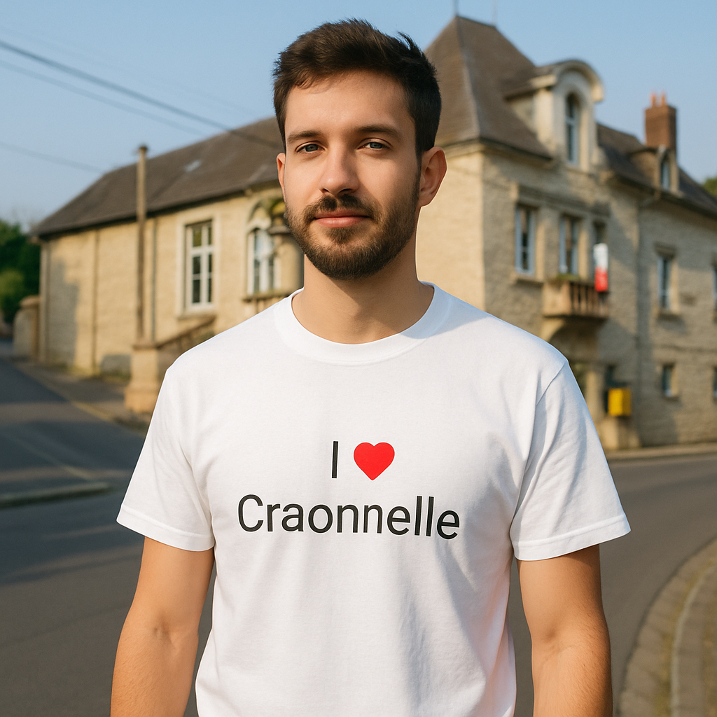 T-shirt I love craonnelle
