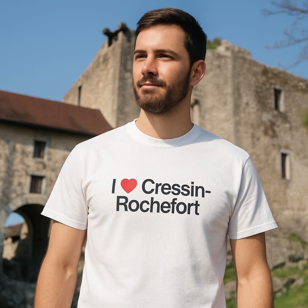T-shirt I love cressin-rochefort