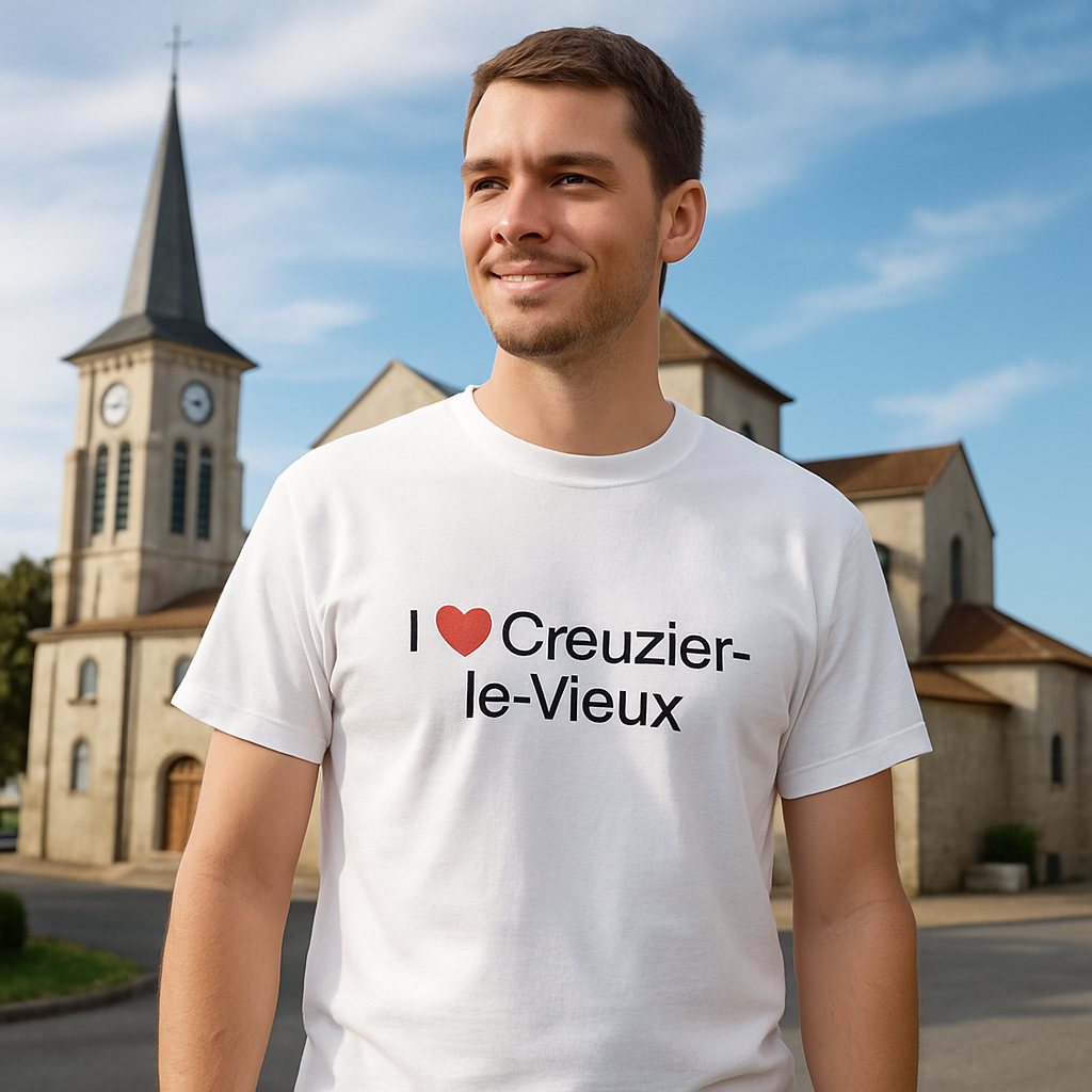 T-shirt I love creuzier-le-vieux