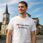 T-shirt I love Creuzier-le-Vieux
