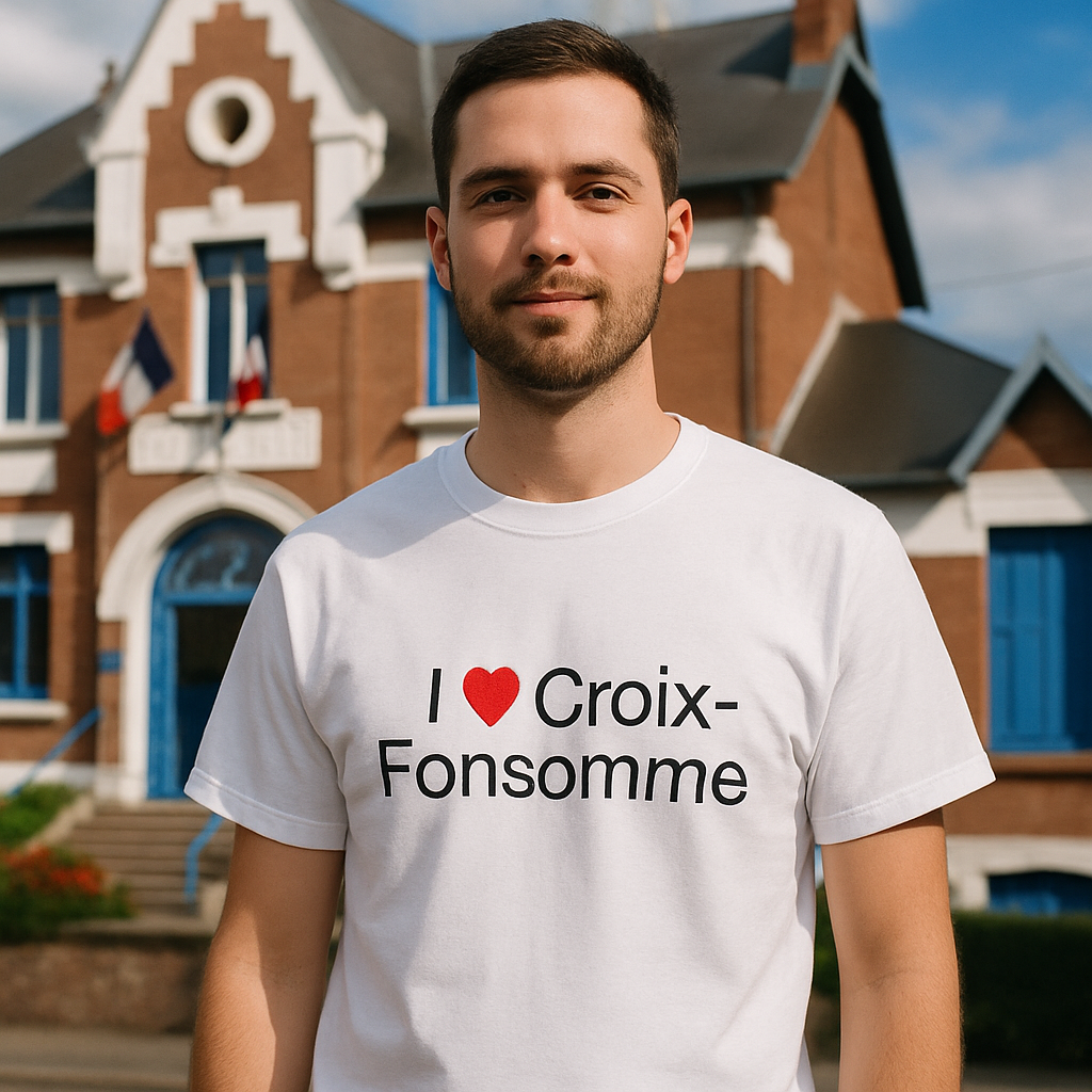 T-shirt I love croix-fonsomme