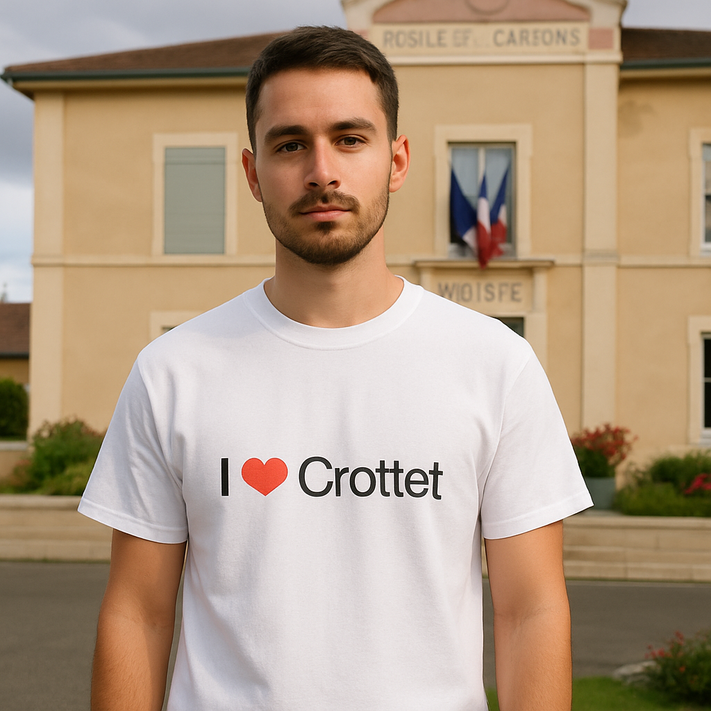 T-shirt I love crottet