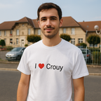 T-shirt I love Crouy