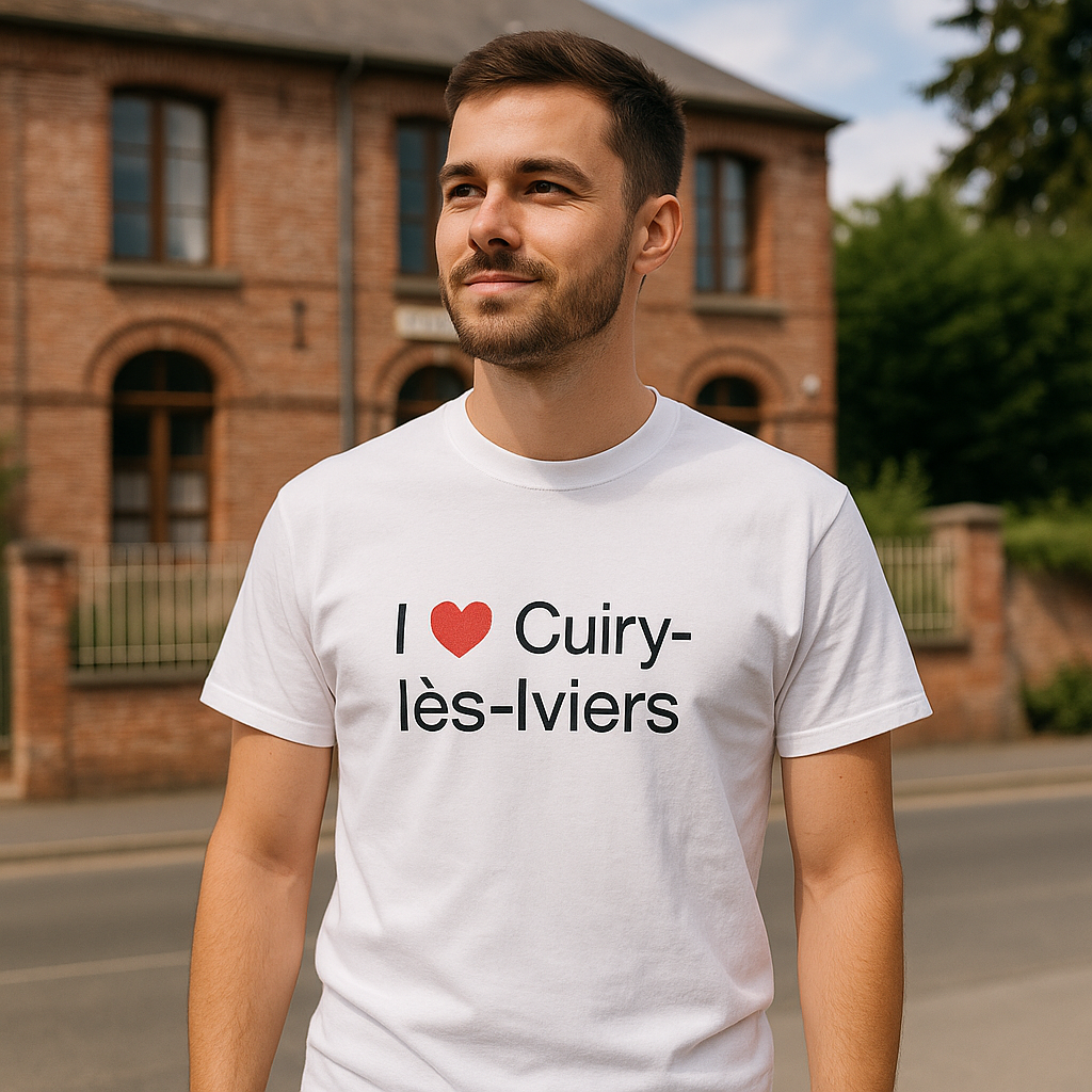 T-shirt I love cuiry-lès-iviers