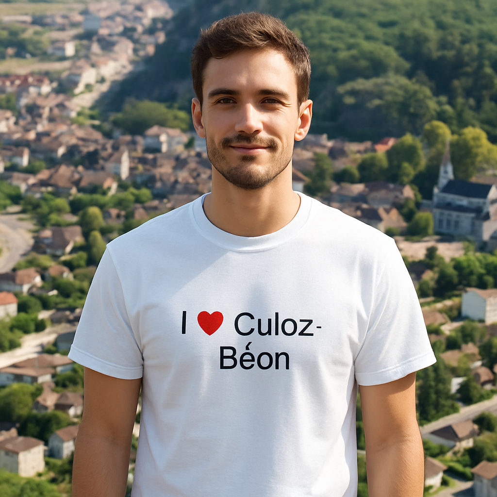 T-shirt I love culoz-béon