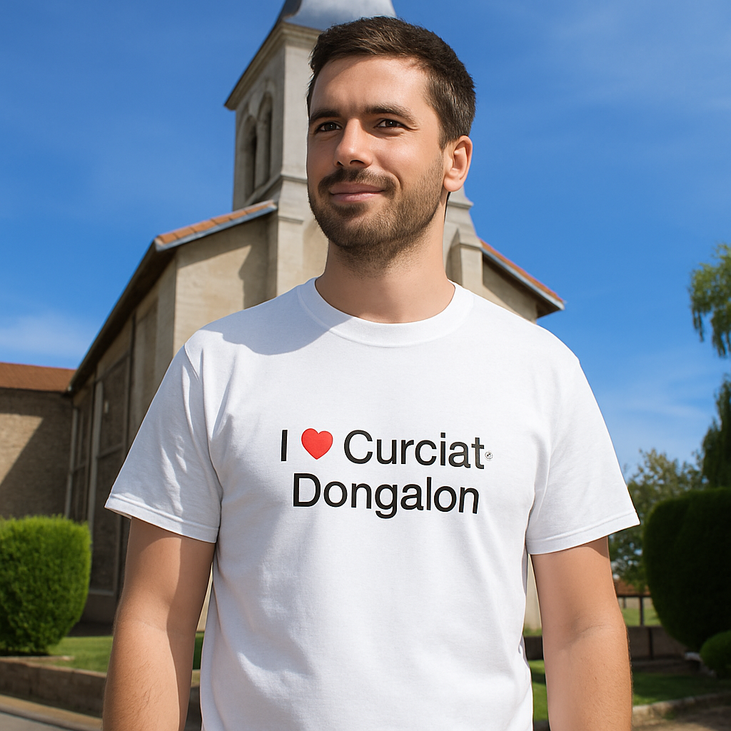 T-shirt I love curciat-dongalon