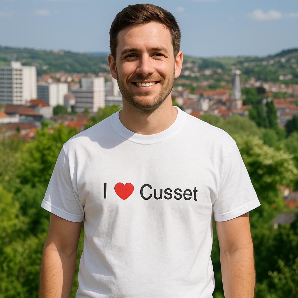 T-shirt I love cusset