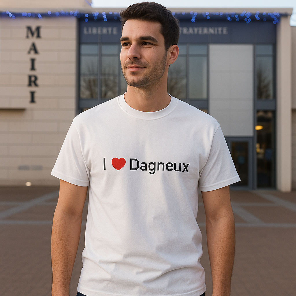 T-shirt I love dagneux