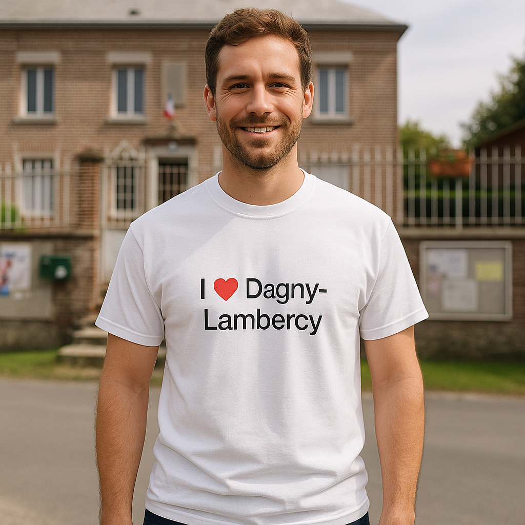 T-shirt I love dagny-lambercy
