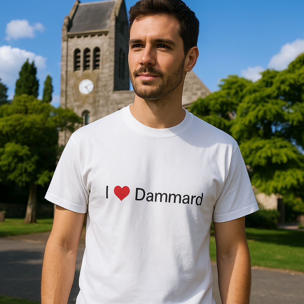 T-shirt I love dammard