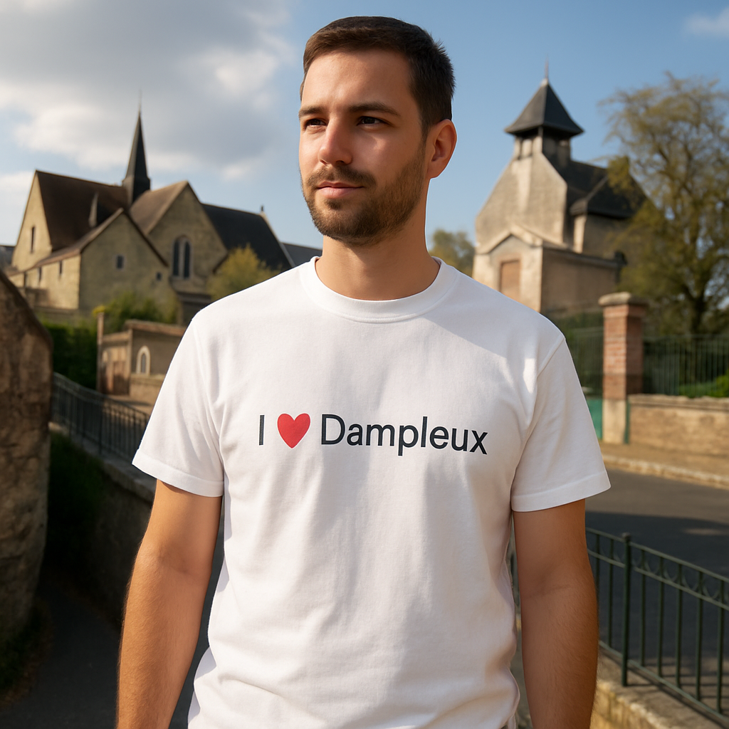 T-shirt I love dampleux