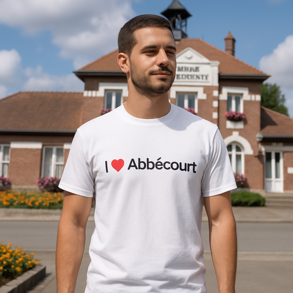 T-shirt I love abbécourt
