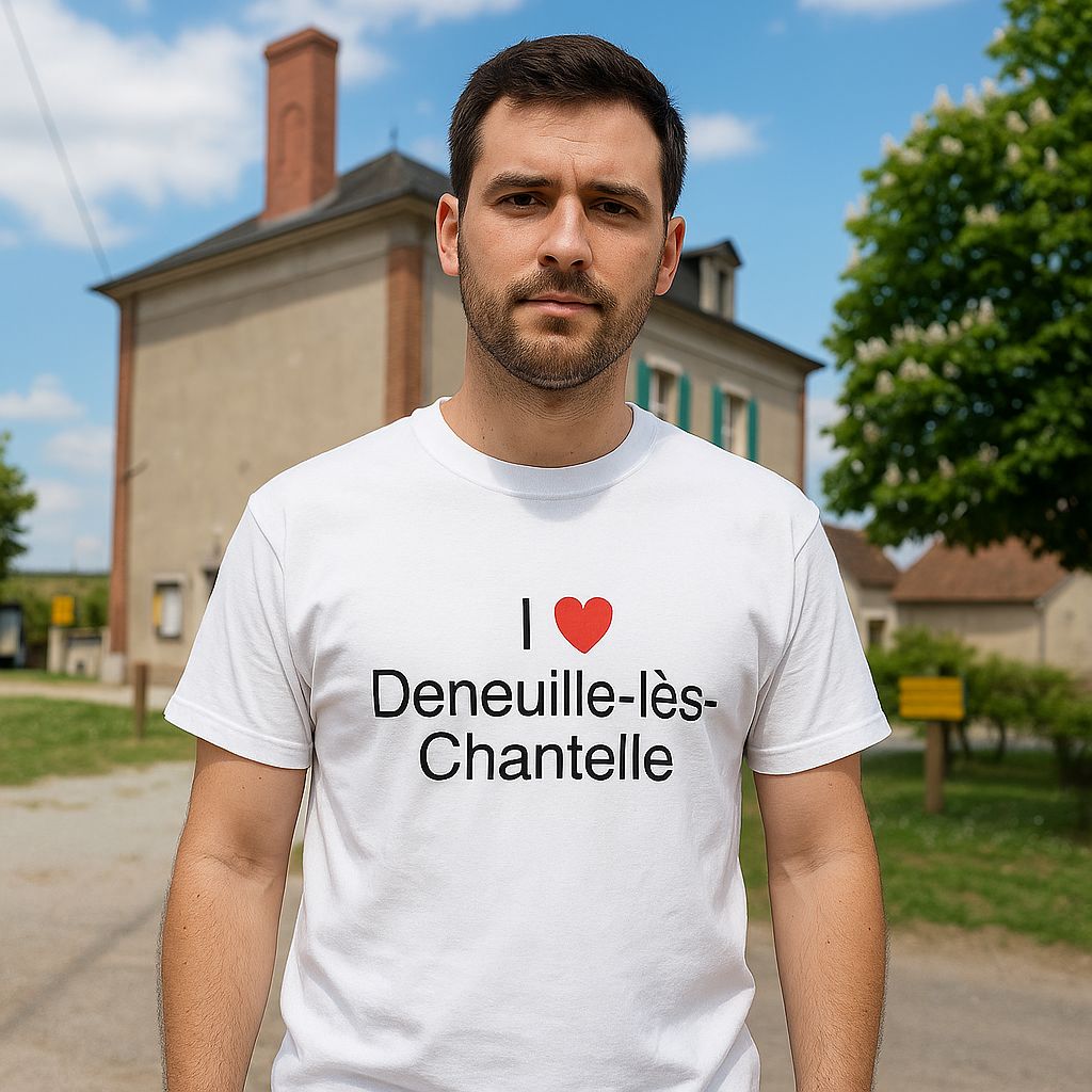 T-shirt I love deneuille-lès-chantelle