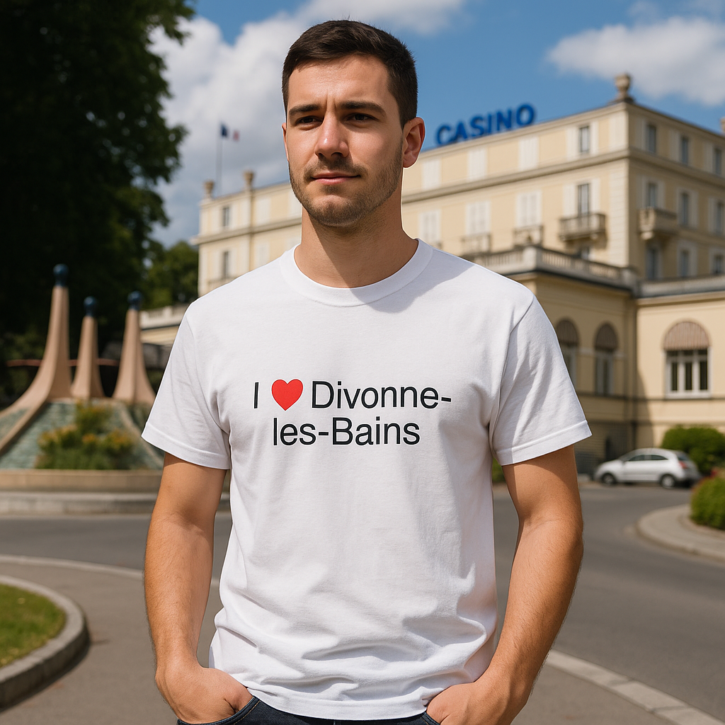 T-shirt I love divonne-les-bains
