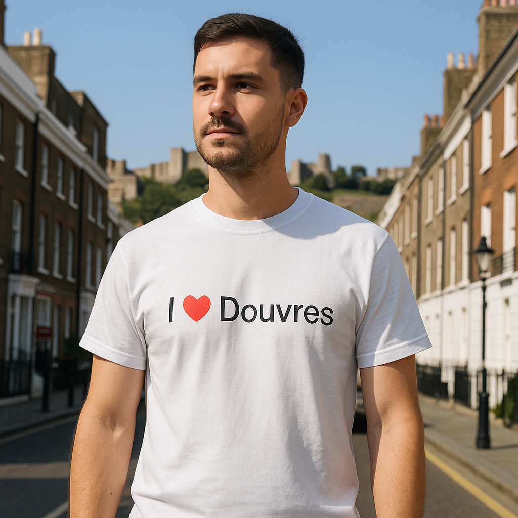 T-shirt I love douvres