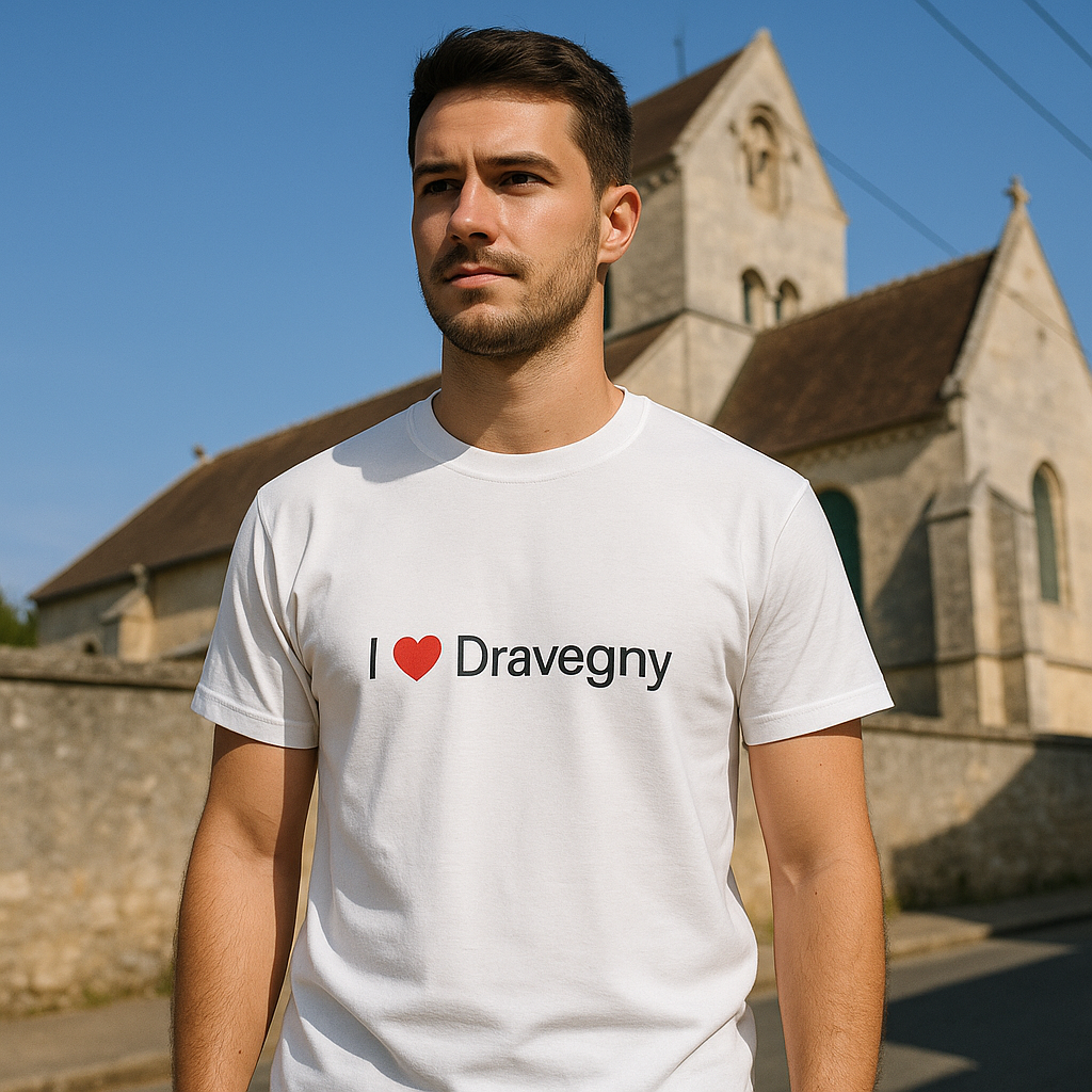 T-shirt I love dravegny