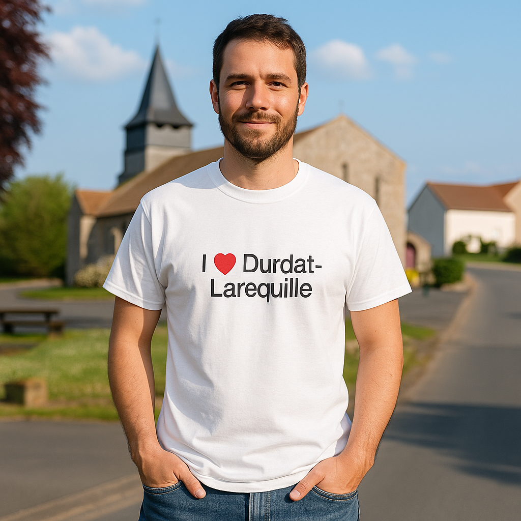 T-shirt I love durdat-larequille