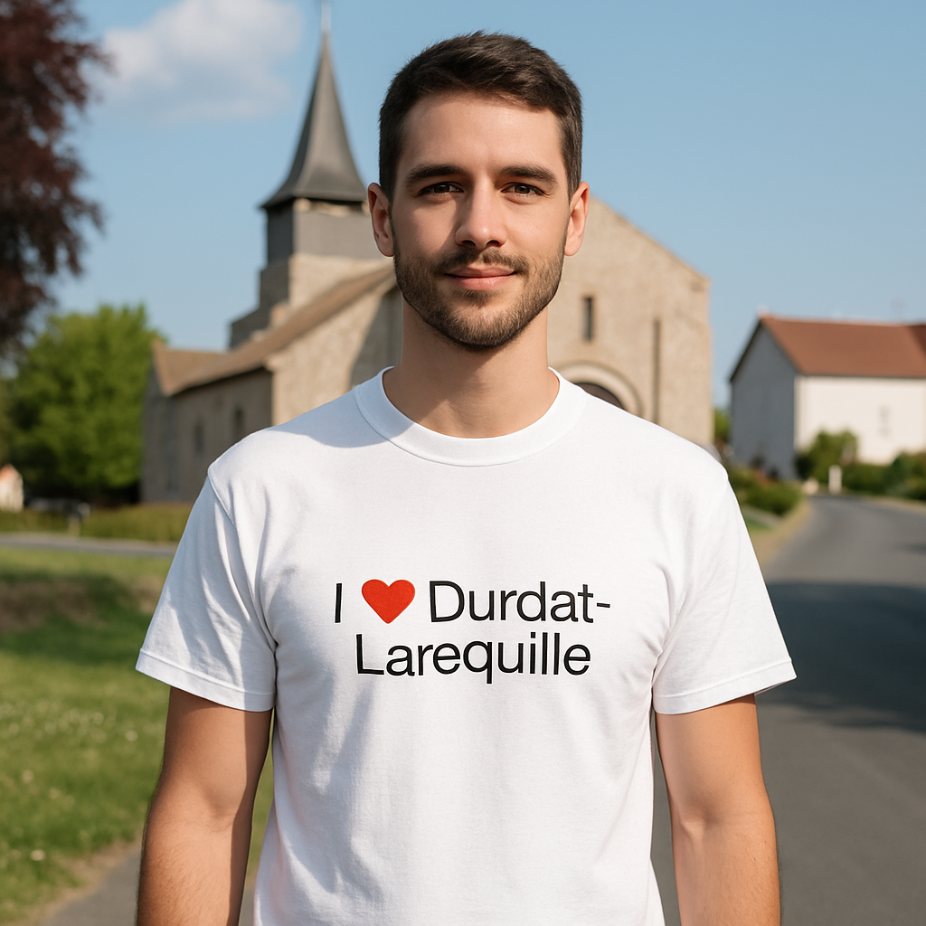 T-shirt I love durdat-larequille