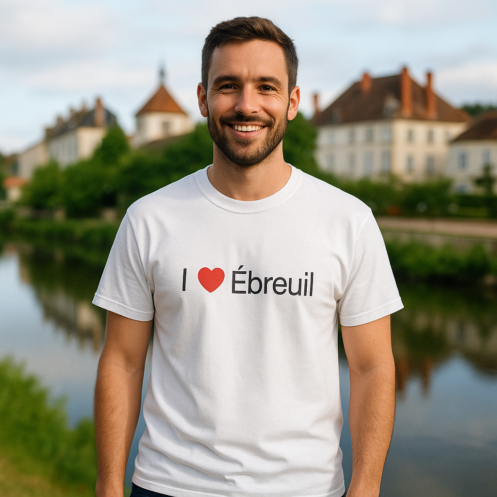 T-shirt I love ébreuil