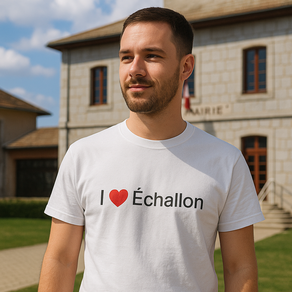 T-shirt I love échallon