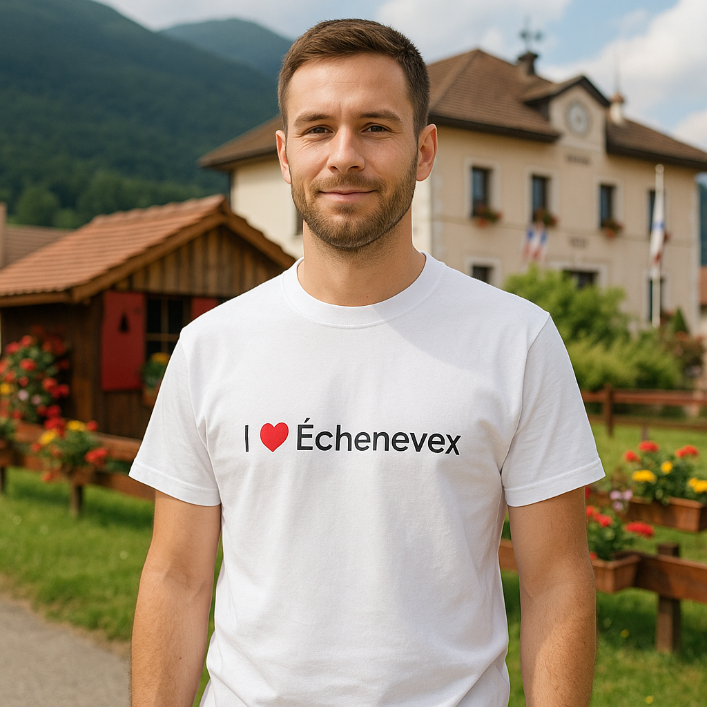T-shirt I love échenevex