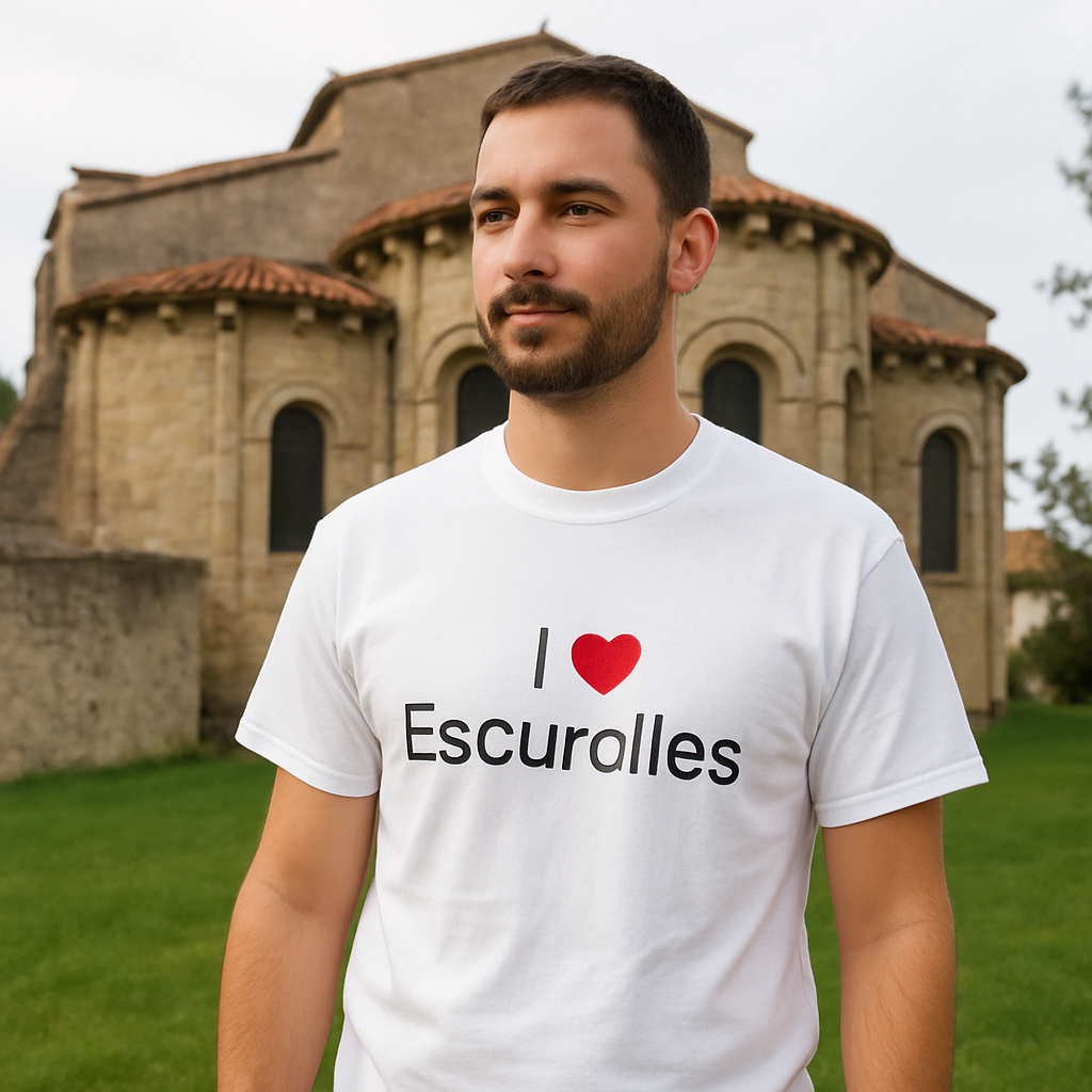 T-shirt I love escurolles