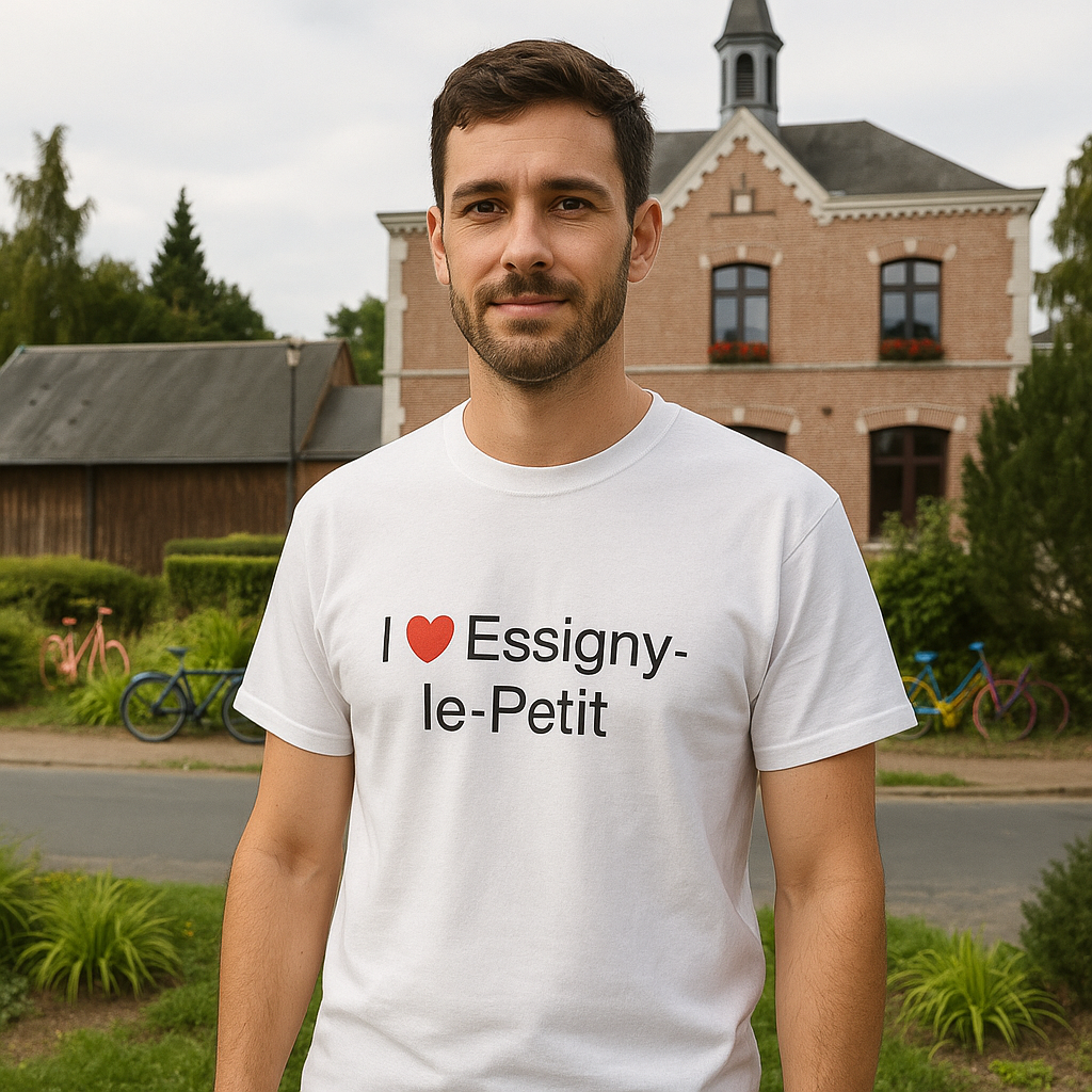 T-shirt I love essigny-le-petit