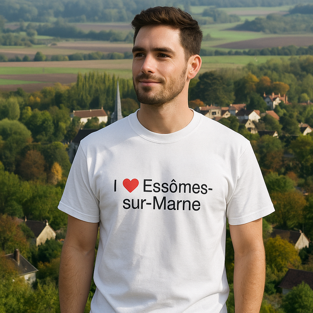 T-shirt I love essômes-sur-marne