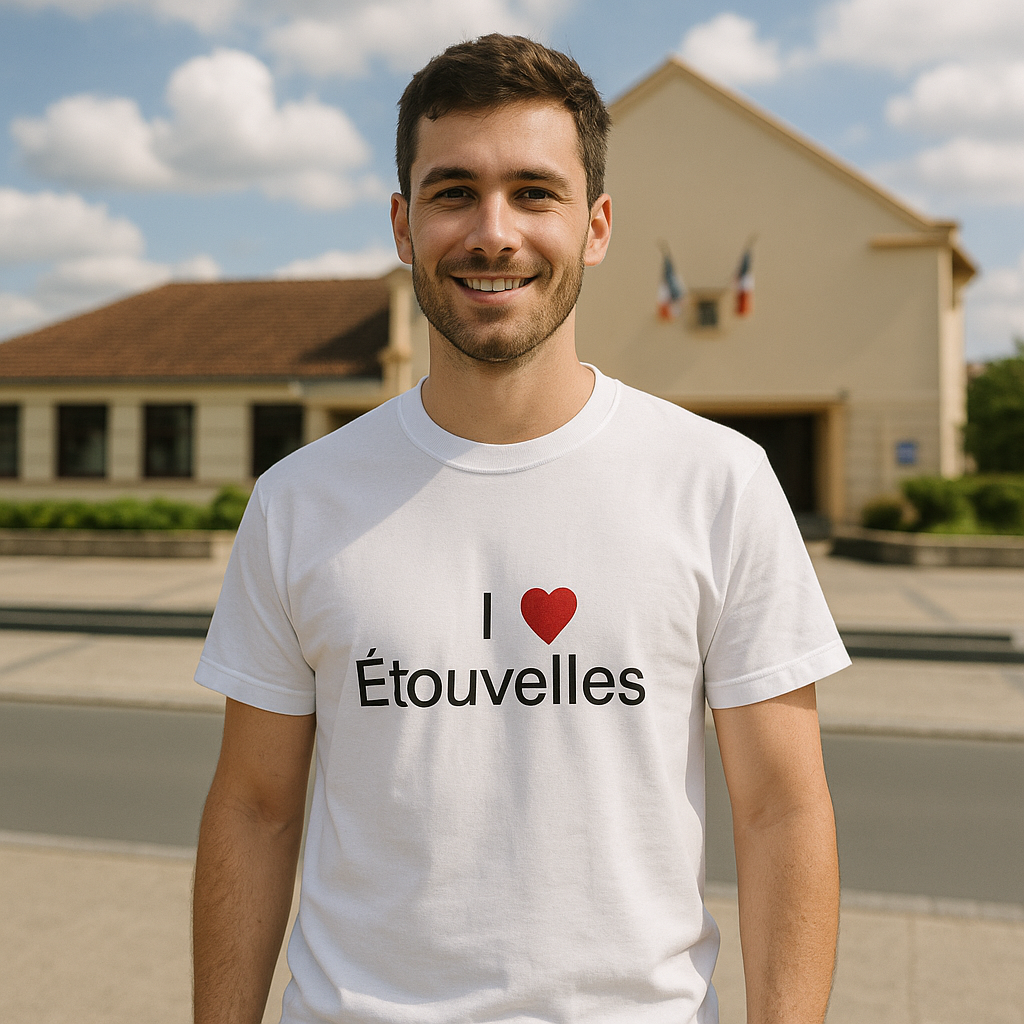 T-shirt I love étouvelles