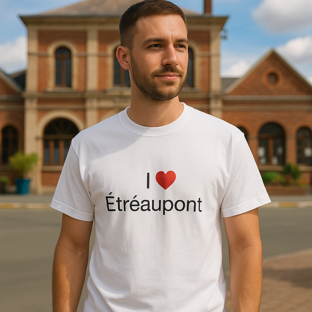 T-shirt I love étréaupont