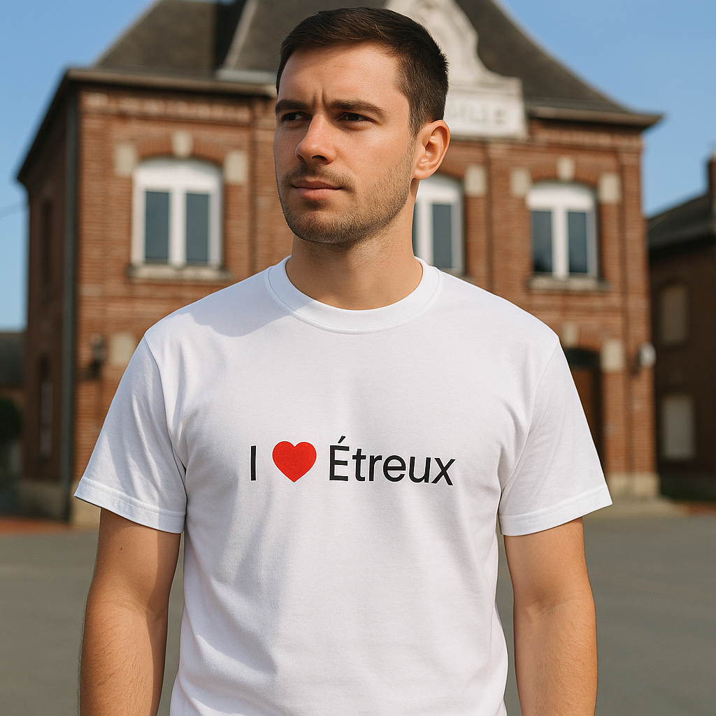 T-shirt I love étreux