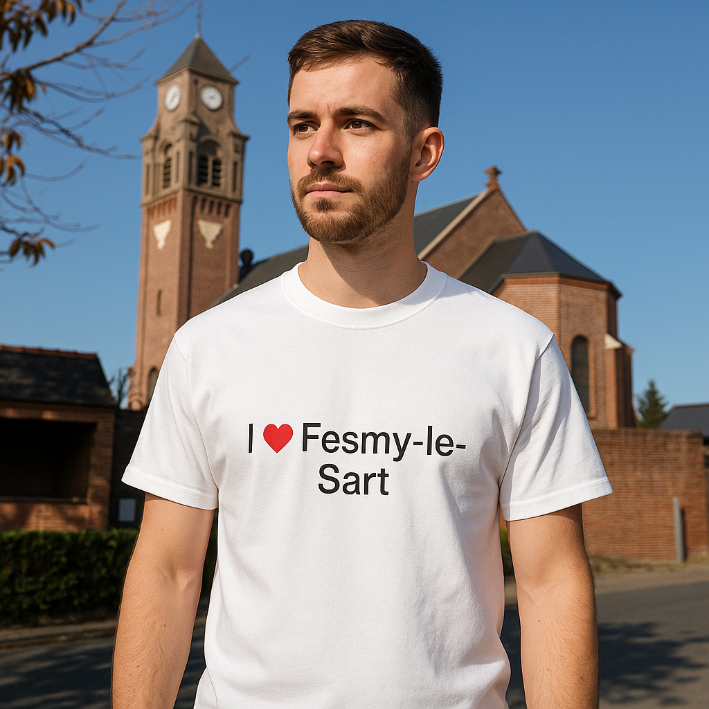 T-shirt I love fesmy-le-sart