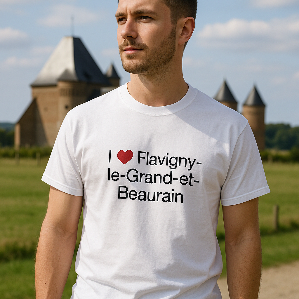 T-shirt I love flavigny-le-grand-et-beaurain
