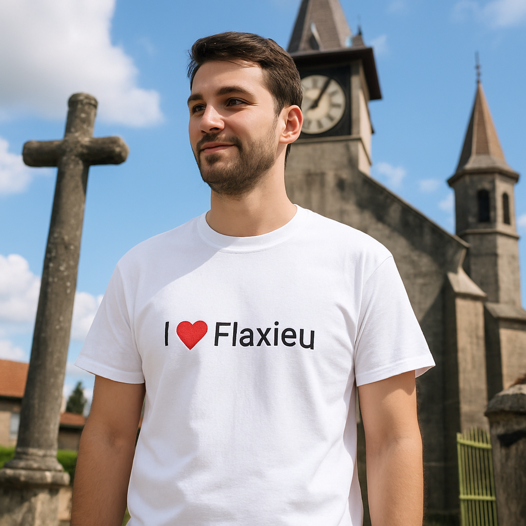 T-shirt I love flaxieu