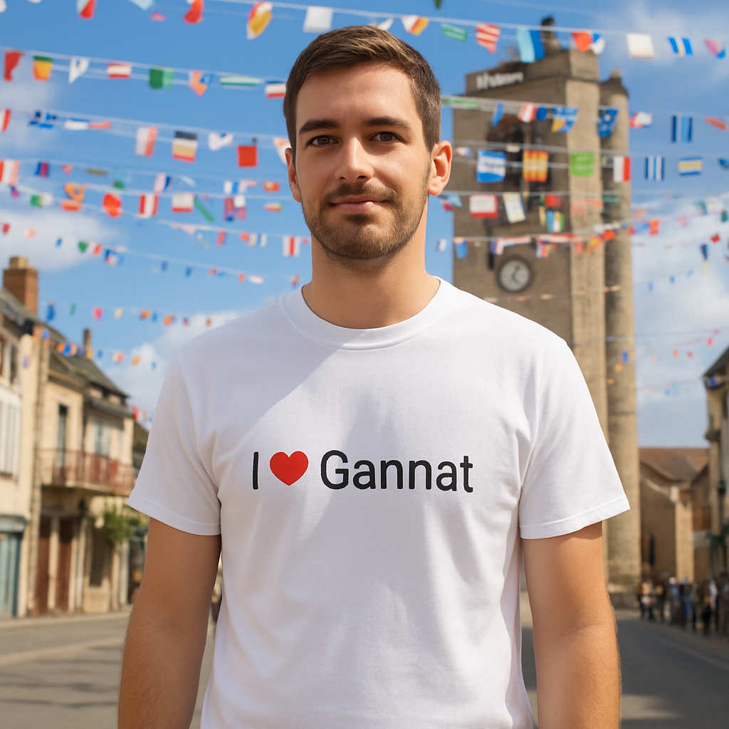 T-shirt I love gannat