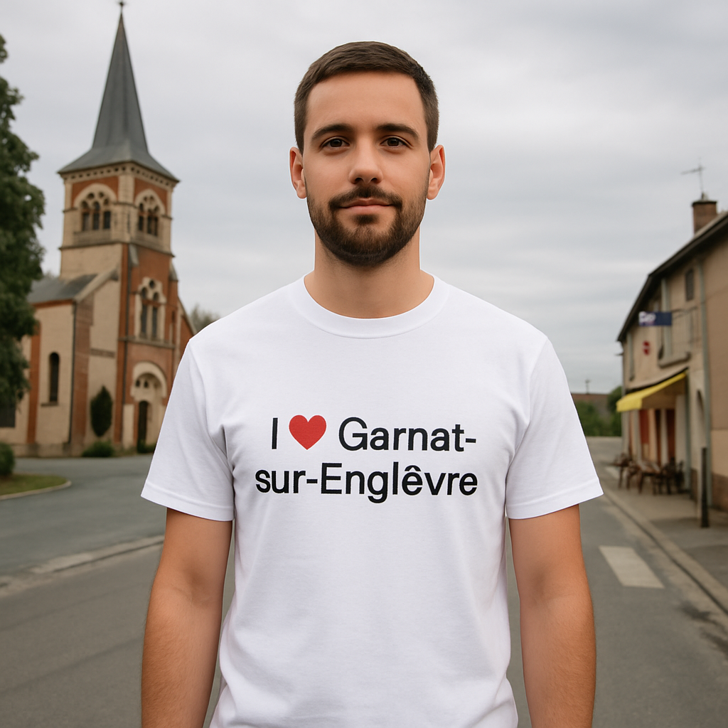 T-shirt I love garnat-sur-engièvre