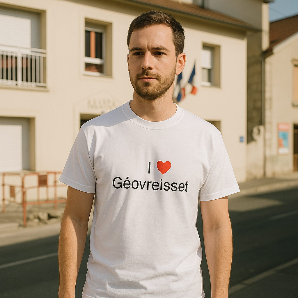 T-shirt I love géovreisset