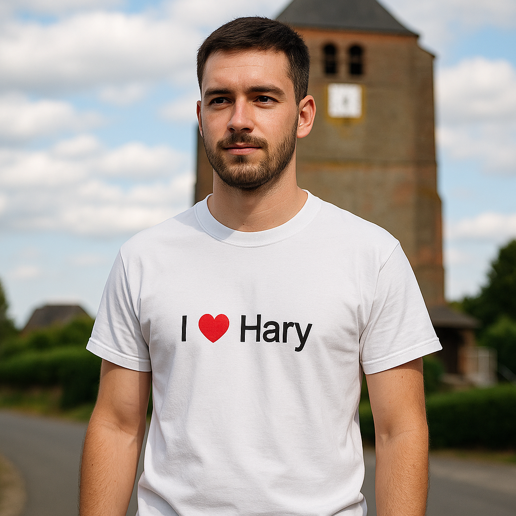 T-shirt I love hary