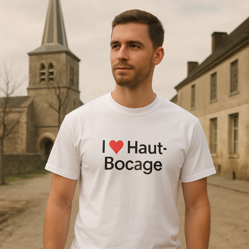 T-shirt I love haut-bocage