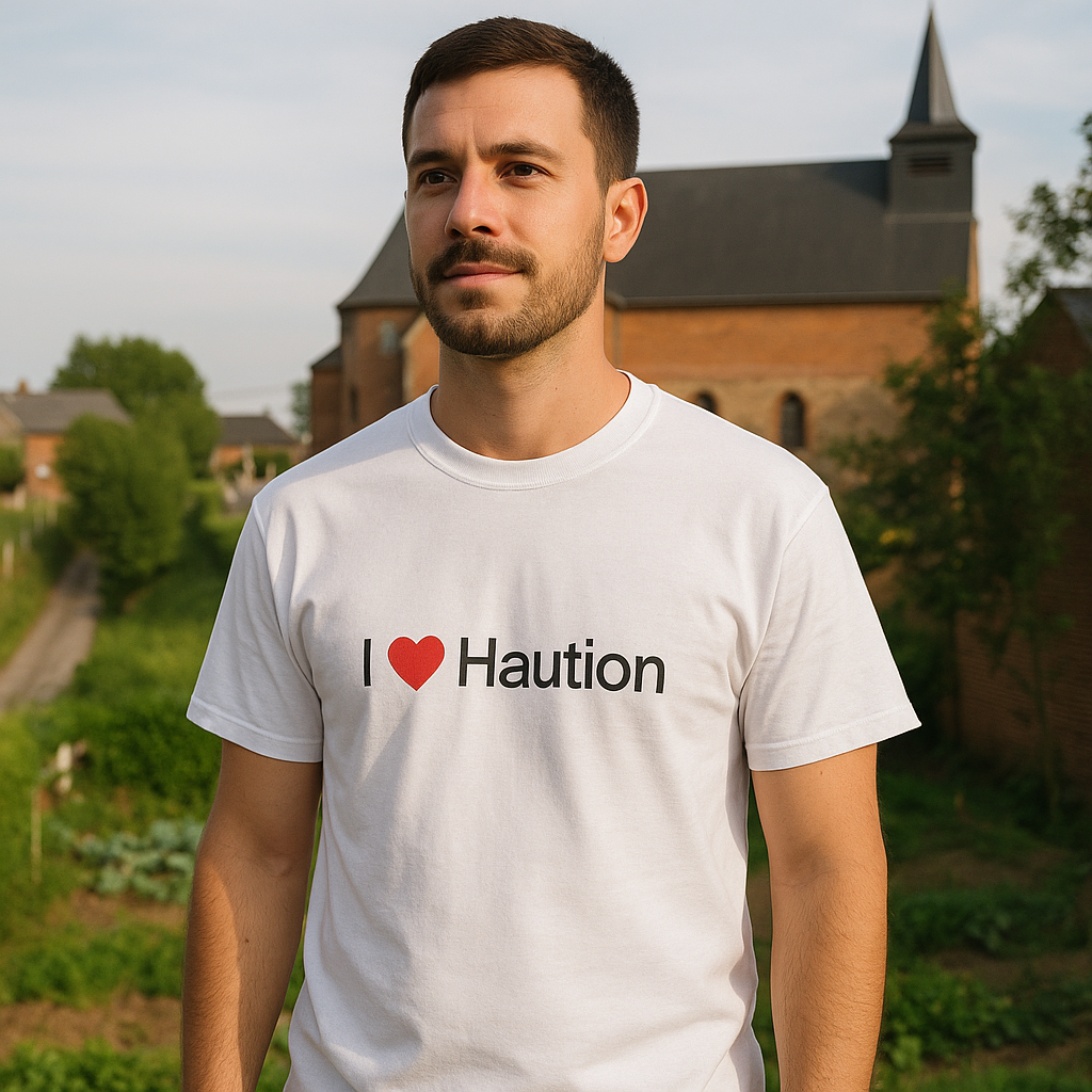 T-shirt I love haution