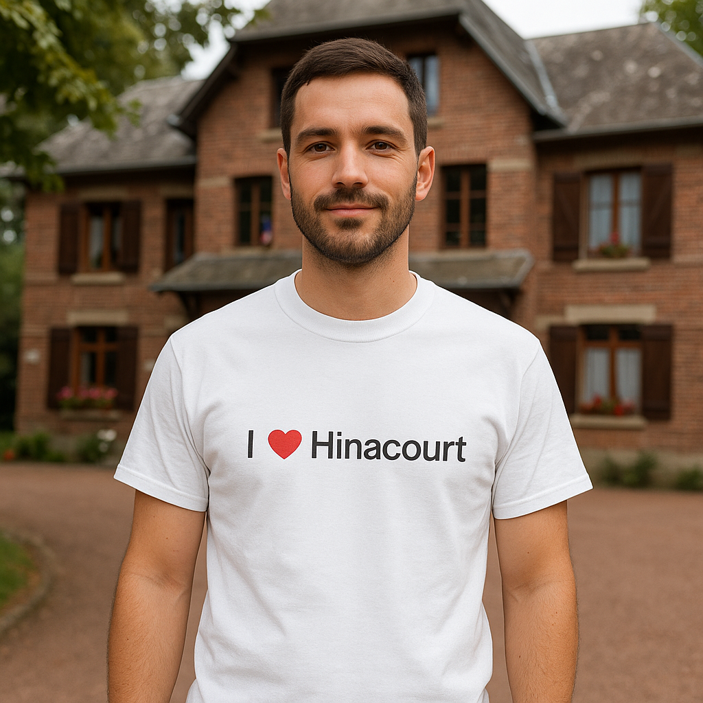 T-shirt I love hinacourt