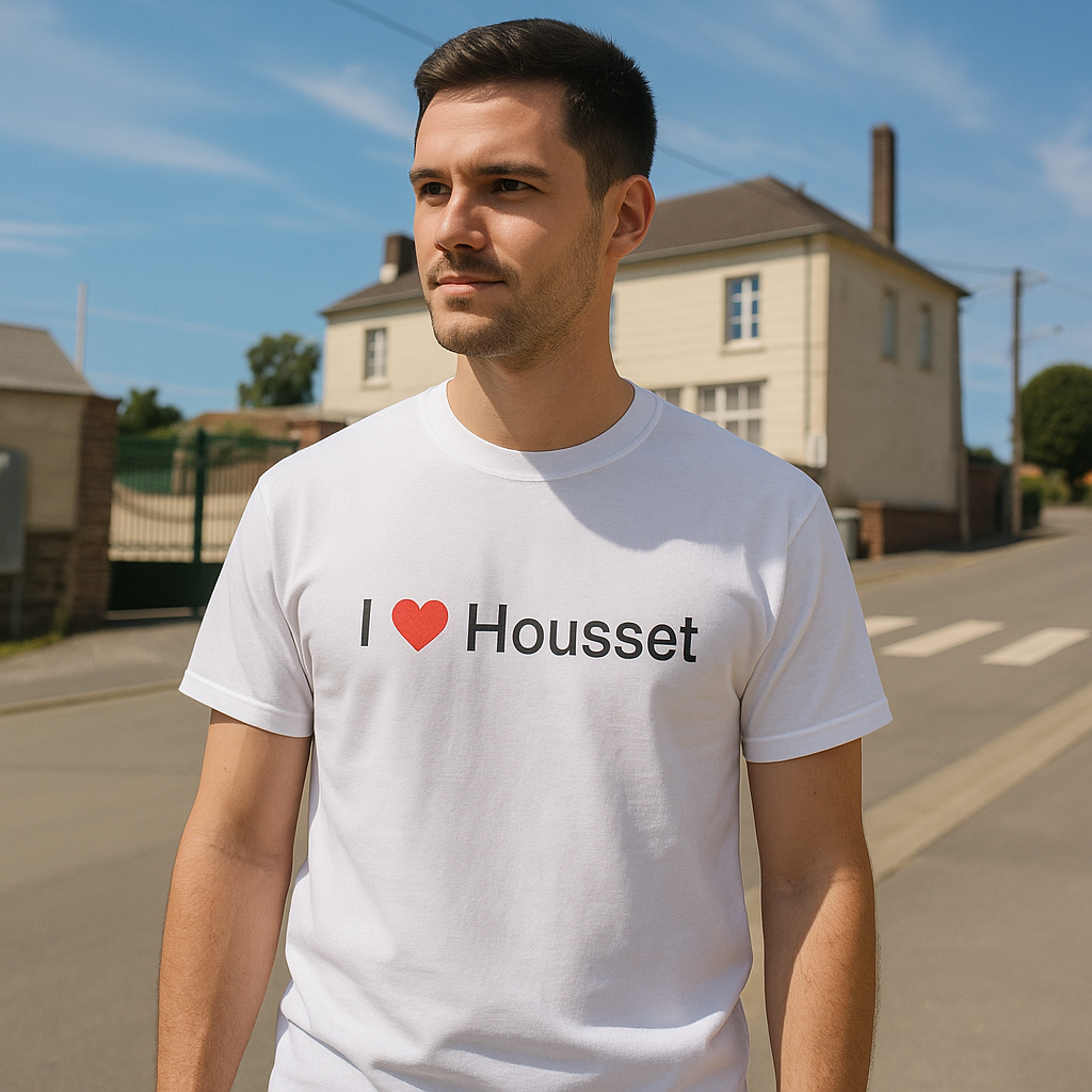 T-shirt I love housset