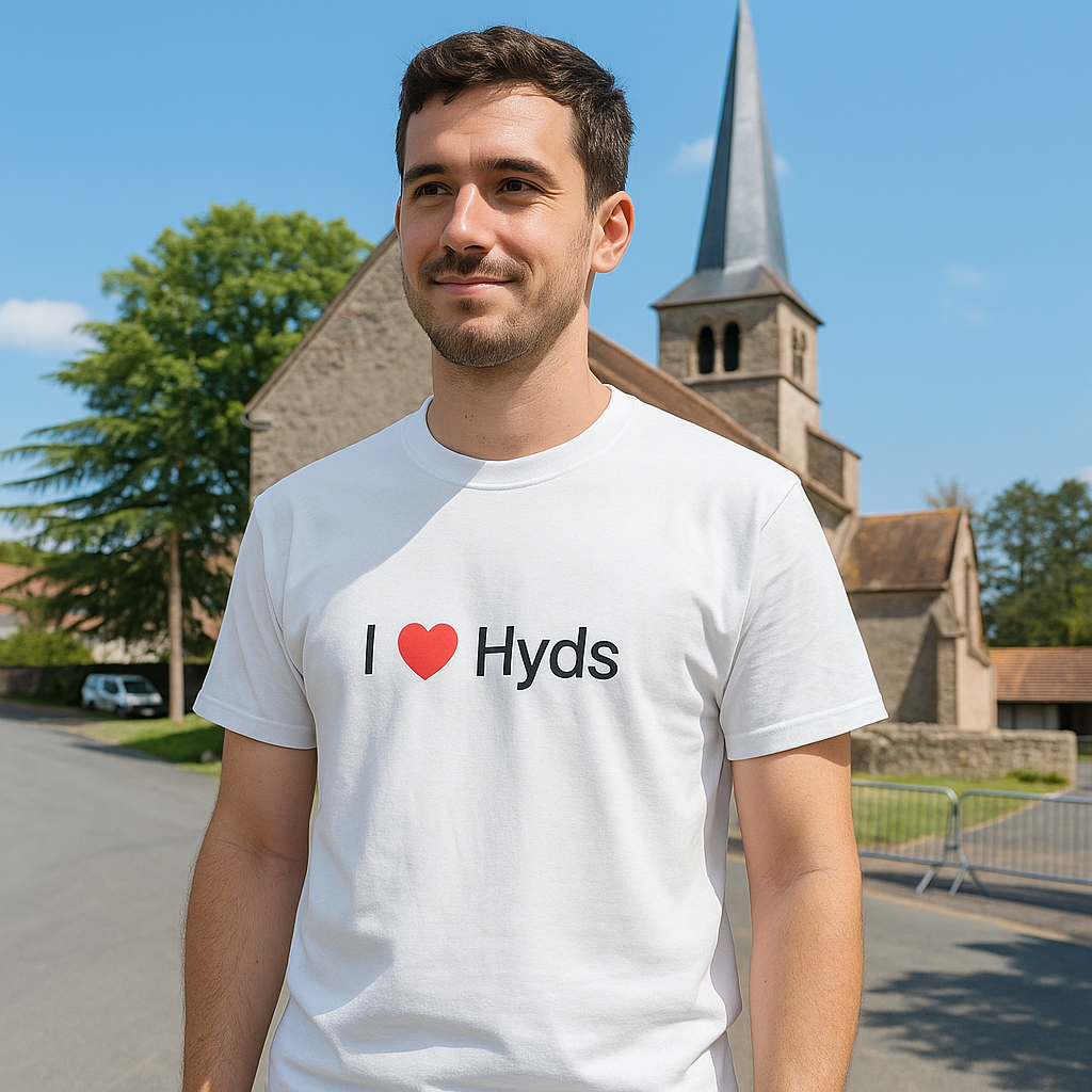 T-shirt I love hyds