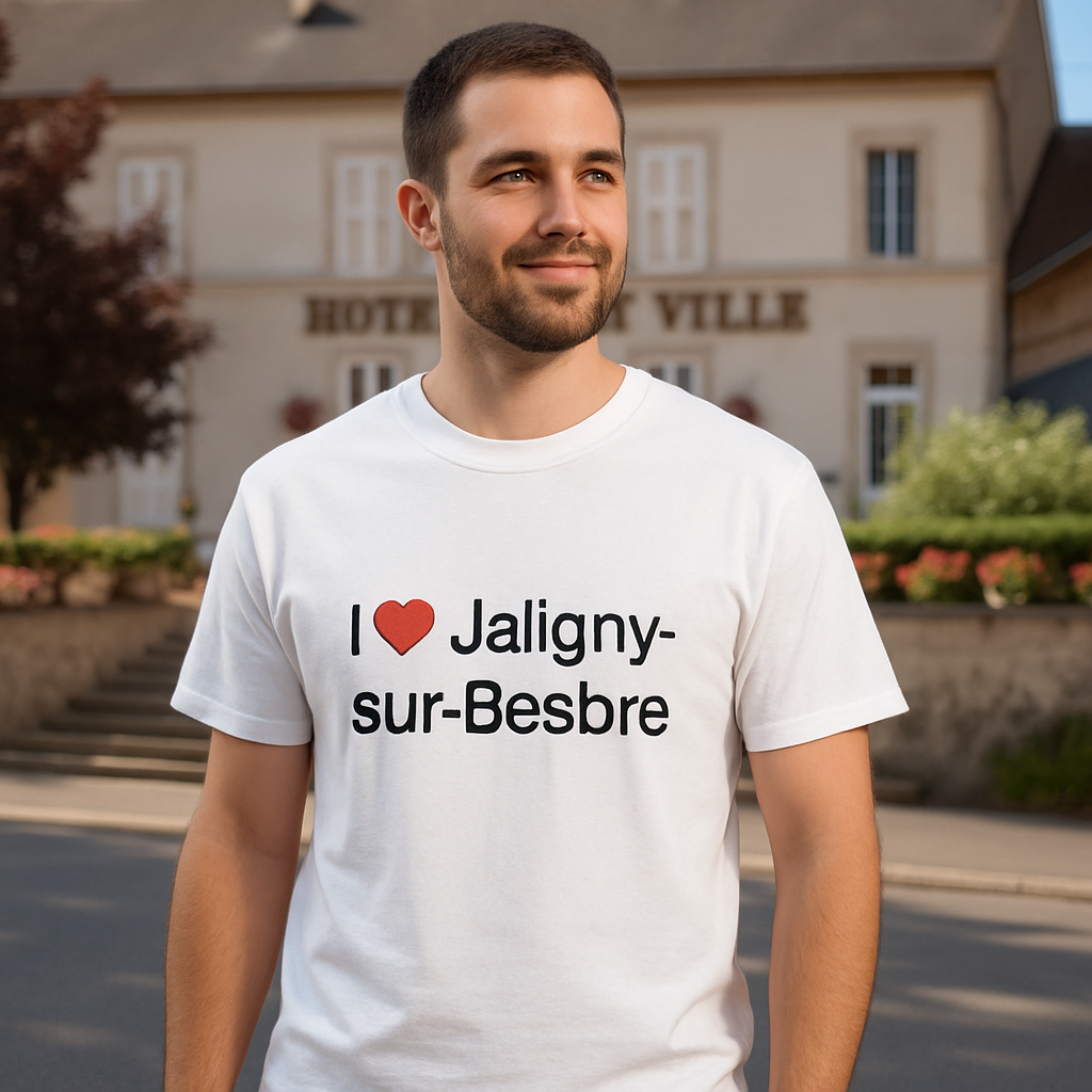 T-shirt I love jaligny-sur-besbre